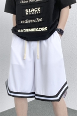 运动裤冰丝网眼篮球五分短裤夏季休闲条纹沙滩裤-LD300-P25控38，男装牛仔裤，星座216(原A116)
