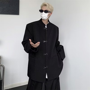 西服男韩版潮流高街帅气个性2024秋冬季新款ins宽松外套W5117-P72图片