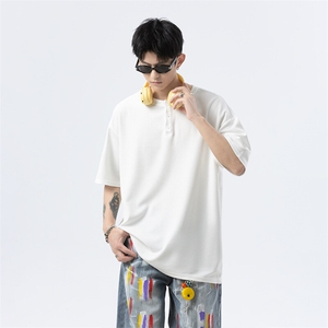 华夫格亨利领短袖男polo衫 cp124-特p20图片