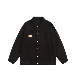 25春季新款休闲工装全棉潮流牛仔水洗夹克外套 N302/P98148图片