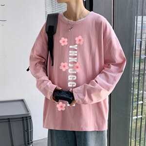 ！秋季打底衫男卫衣男潮流圆领纯棉长袖T恤男CX292-P25图片