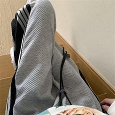 男春夏新款青少年时尚条纹拼接直筒裤YK290P36，男装休闲裤，星座1116-2