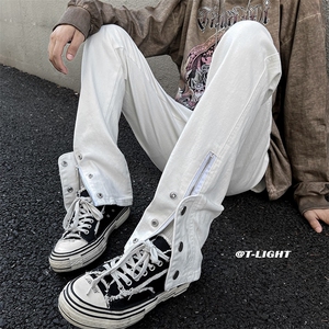 B221 秋冬新款美式ins高街小众休闲修身牛仔裤 LK22073-P60 控78图片