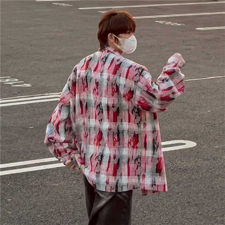 工艺面料拉丝衬衫长袖衬衫A061-AC00957-特P40,男装衬衫,电商A061