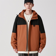 Cityboy情侣时尚连帽冲锋衣外套夹克团体班服，男装夹克，星座301D-5(原星座1415）