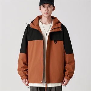 Cityboy情侣 时尚连帽冲锋衣外套夹克 团体班服图片