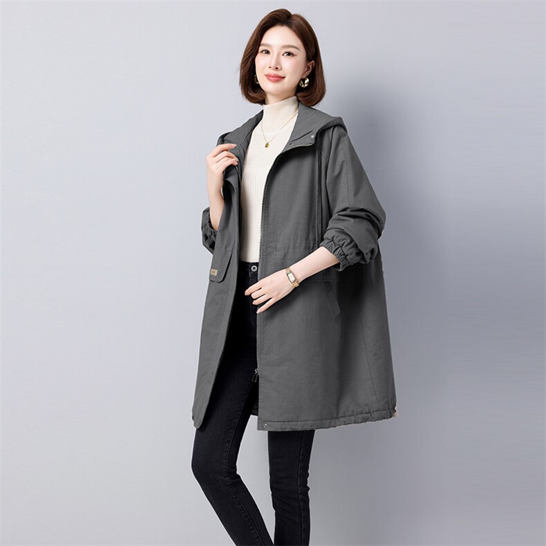 2024冬款新款加绒加厚保暖棉服派克服910款,女装派克服,秋牧寒烟