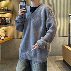B357P50秋装男装毛衣打底衫时尚宽松男装V领，男装T恤，星座512-6