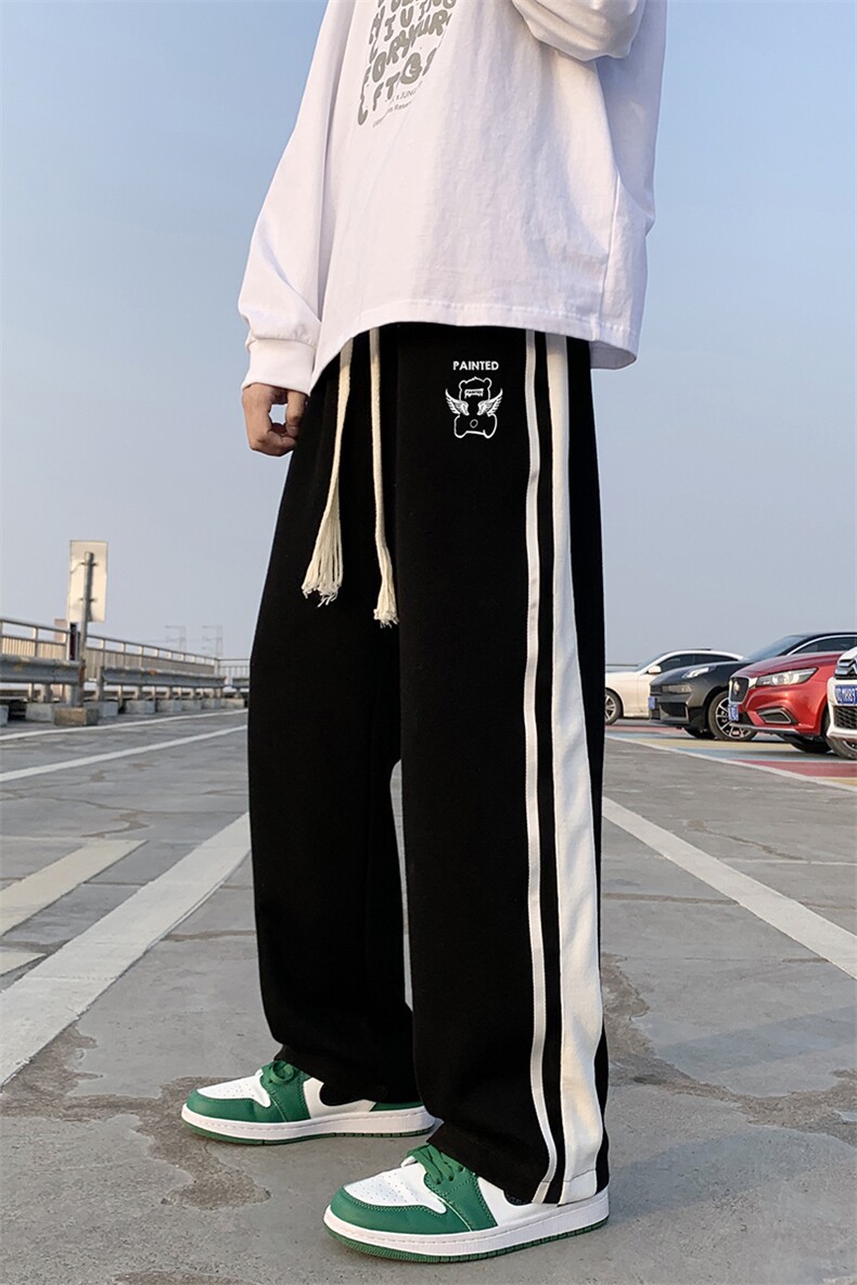 夏季情侣百搭印花休闲裤男大码宽松拖地裤A161-2-K7238-P55,男装休闲裤,电商A161-2