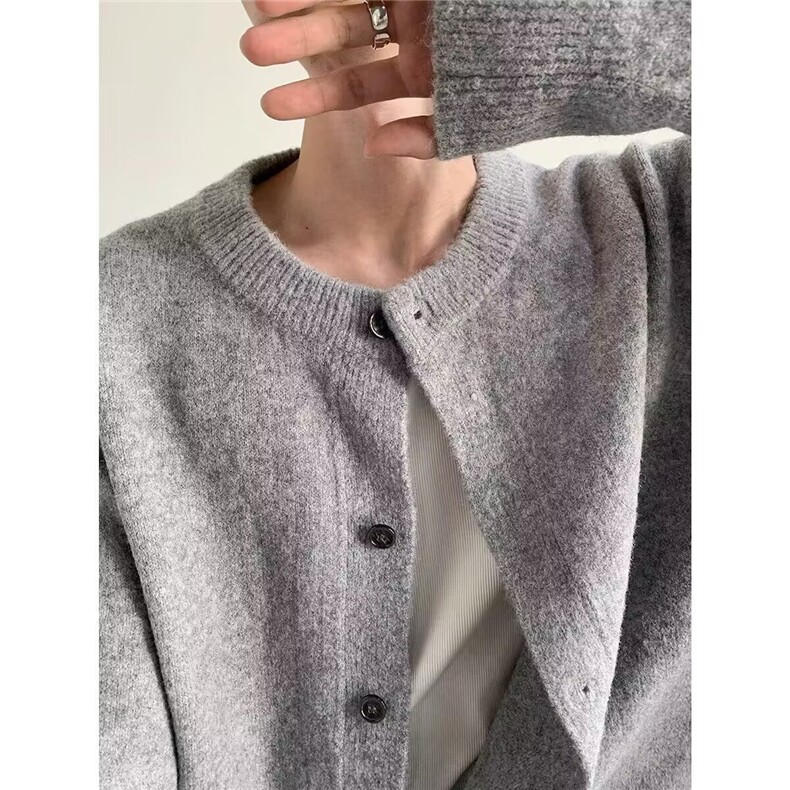 日系简约流行原宿潮流针织开衫薄款修身毛衣外套女时尚ins新款,男装针织衫/毛衣,星座506A