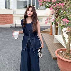 【夏装新款】牛仔套装两件套2C092-9311A-P150-K208，女装套装/套裙，2C092