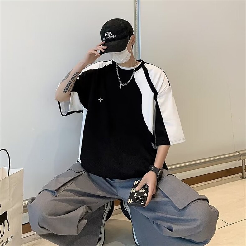 2023春夏季新款男休闲圆领短袖T恤T305P36,男装T恤,星座1116-2