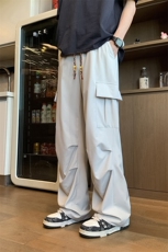 褶皱夏季速干休闲裤K111模特酒店92%聚酯纤维8%氨纶(S-2XL)TP28，男装休闲裤，电商A088