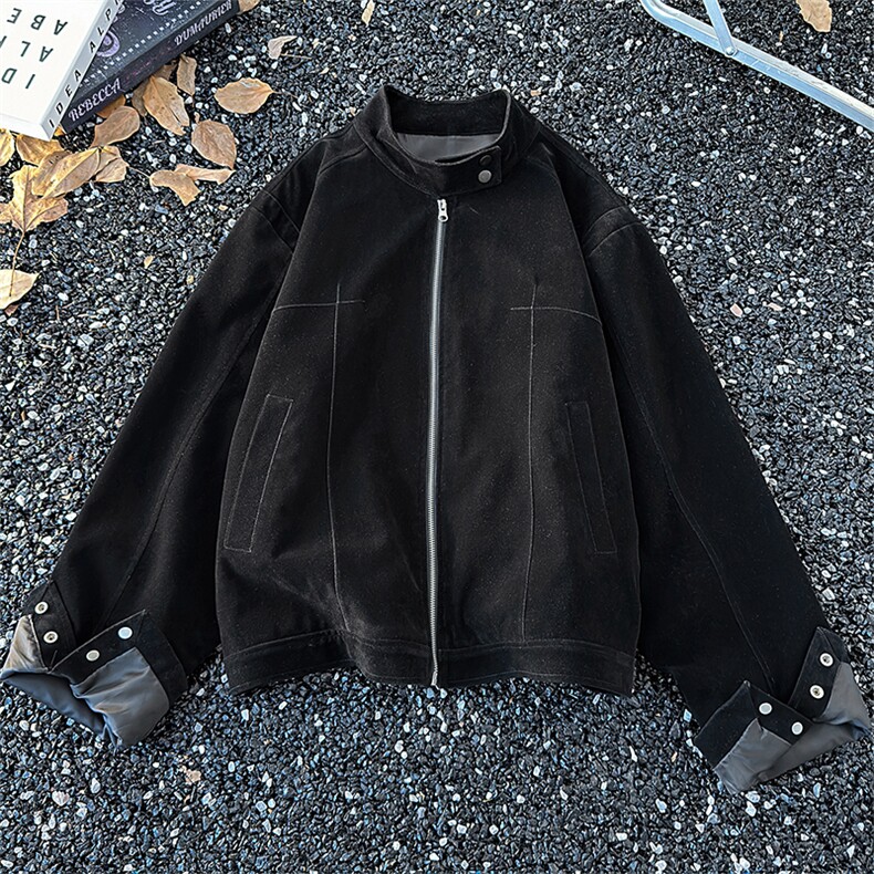 美式cleanfit摩登街头复古立领哈灵顿夹克男5Q4045-TP105188,男装夹克,电商A102