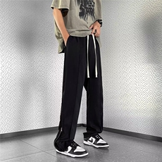 青春流行微弹纯色男春秋休闲裤直筒时尚潮牌CK509P33，男装休闲裤，星座410-2