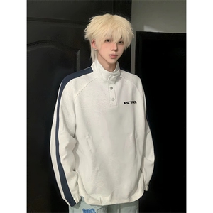 抖音得物高品质25秋冬美式高街重磅结构多扣立领卫衣外套ACM4602
