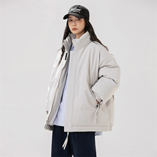 现货美式高街休闲夹克冬季立领纯色三防户外工装加厚棉服外套，男装夹克，电商A443