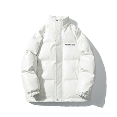 1日系白底鳄鱼纹棉衣男手塞棉夹克PU皮棉服外套男8507P120控158，男装夹克，星座226-2