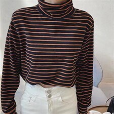 彩色条纹打底衫，其它，简单小珍