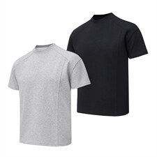 抖音得物高品质二开270G重磅美式高街曼巴棉潮牌圆领短袖T恤，男装T恤，电商A486