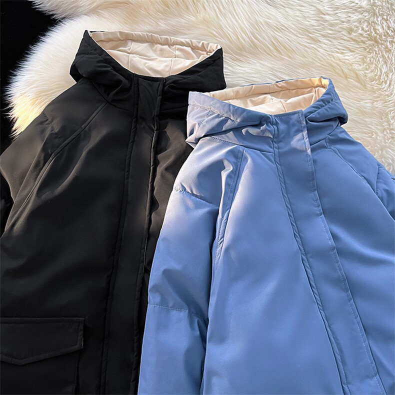 冬季中长款男士棉衣连帽休闲加厚棉服潮流棉袄子A266-WMY2112-P85,男装棉衣,电商A266