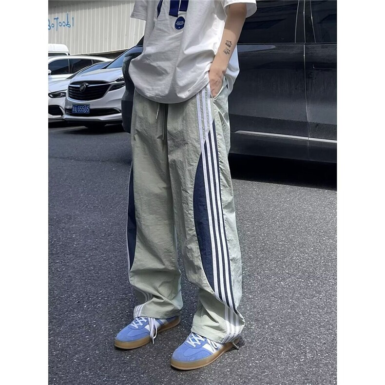 网络图现货夏季新款条纹休闲长裤百搭宽松冲锋裤现货RDKSTA-P55,男装休闲裤,星座1005-4
