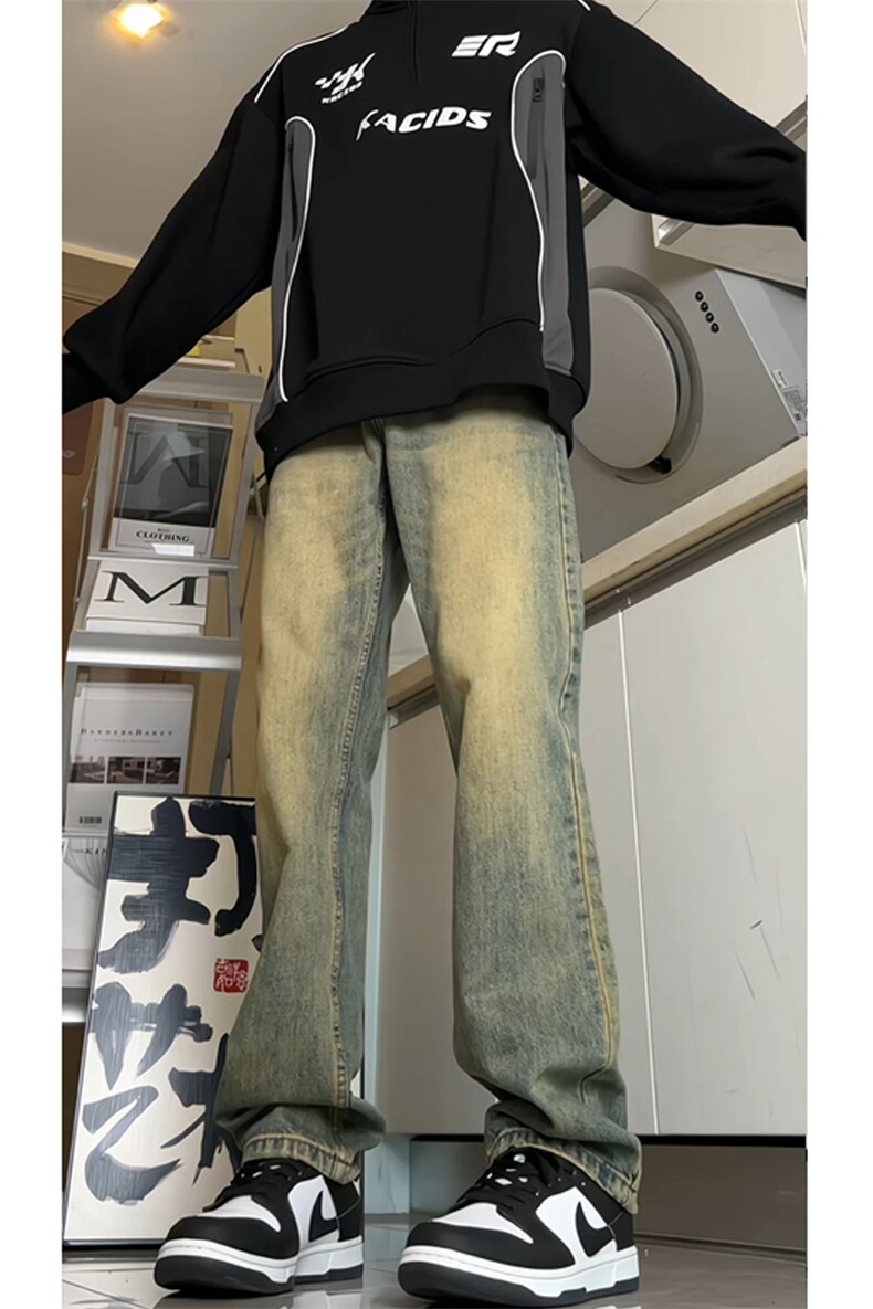 有视频现货抖音牛仔裤男GK11-P55-限价68,男装牛仔裤,星座310A-1