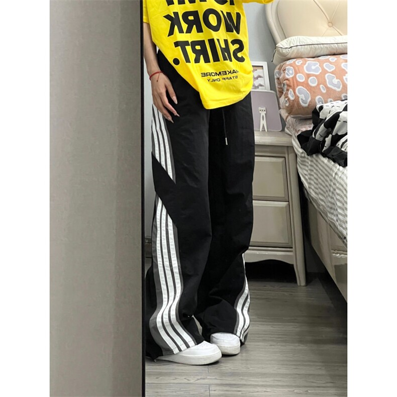 【网图有货】三条杠速干裤美式机能条纹降落伞裤子KZ346CC-特P48,男装休闲裤,星座1007（原301D）