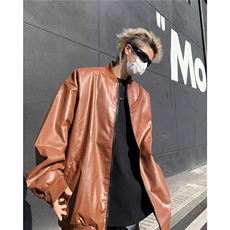 机能风皮衣外套男潮牌炸街休闲夹克JK8014/P68，男装夹克，电商D202-1