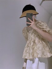 系带娃娃衫，其它，驿谷