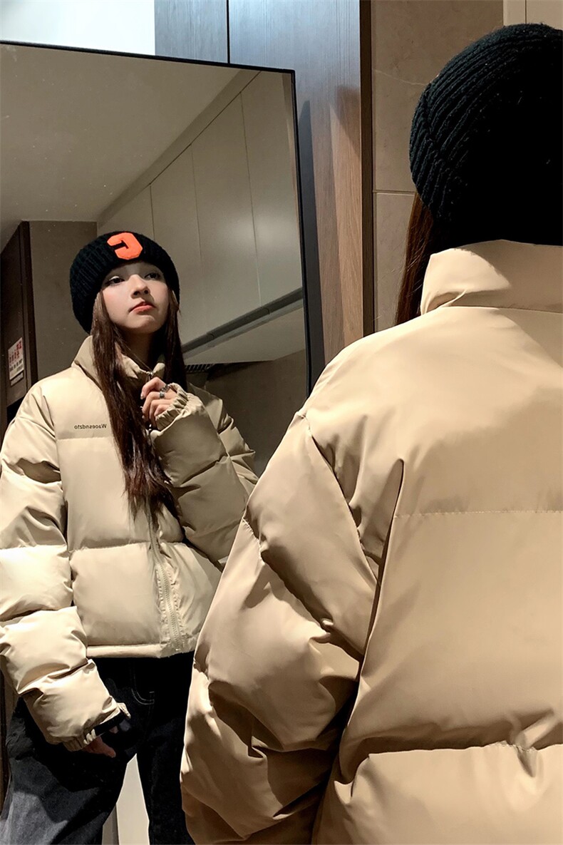 闺蜜冬装2023中性短款面包服棉衣男女情侣冬季棉服外套S279-P108,男装棉衣,电商A233-1