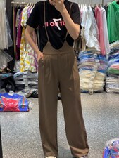 夏季新款韩版洋气减龄背带裤，其它，L·H·X