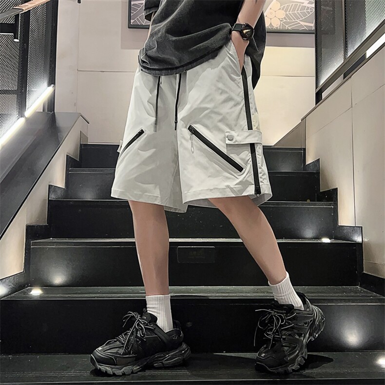 夏季新款工装短裤男潮牌ins休闲裤宽松大码中裤五分裤D0602-P46,男装牛仔裤,星座308B-2