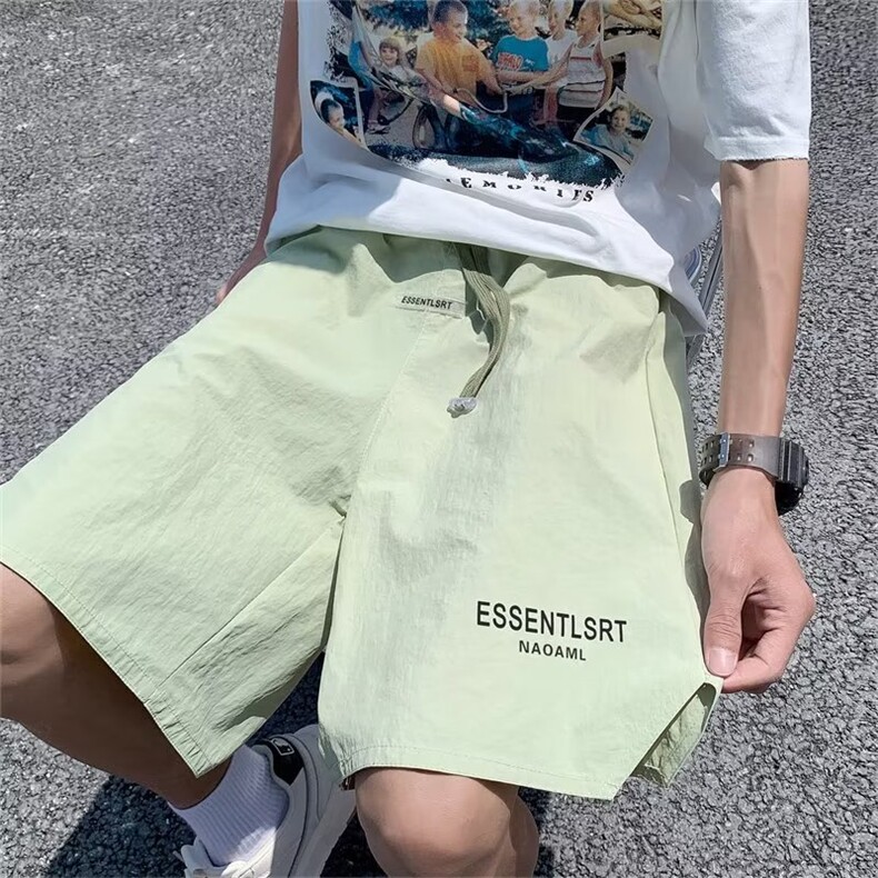 夏装休闲短裤男潮牌ins宽松休闲中裤百搭韩版五分裤K0180-P30图片