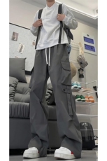 A2283TP45-秋季新款2025美式休闲工装裤子男宽松百搭直筒裤，男装休闲裤，电商B241