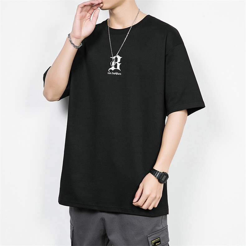 23年夏季短袖t恤男260克品质短袖t恤男A210-A1519-P40,男装T恤,星座210-1