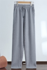 2025秋冬新款男士四平加厚纯色平面阔腿裤羊绒外穿裤时尚百搭，男装休闲裤，达齐羊绒