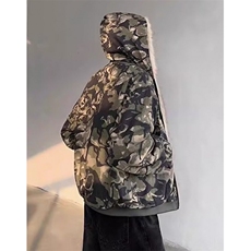 文艺流行新款日系毛领迷彩棉衣慵懒气质ins时尚潮流M1321，男装棉衣，星座1116A（原606A-3）