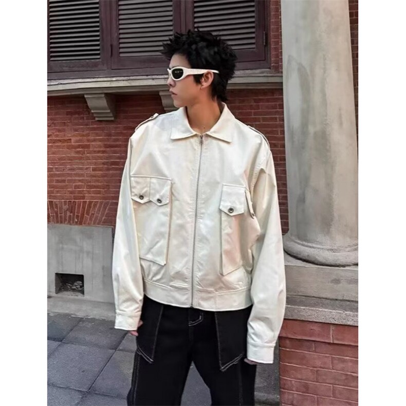时尚气质工装夹克ins百搭慵懒原宿文艺潮流流行简约日系JZ57,男装夹克,星座1116A（原606A-3）