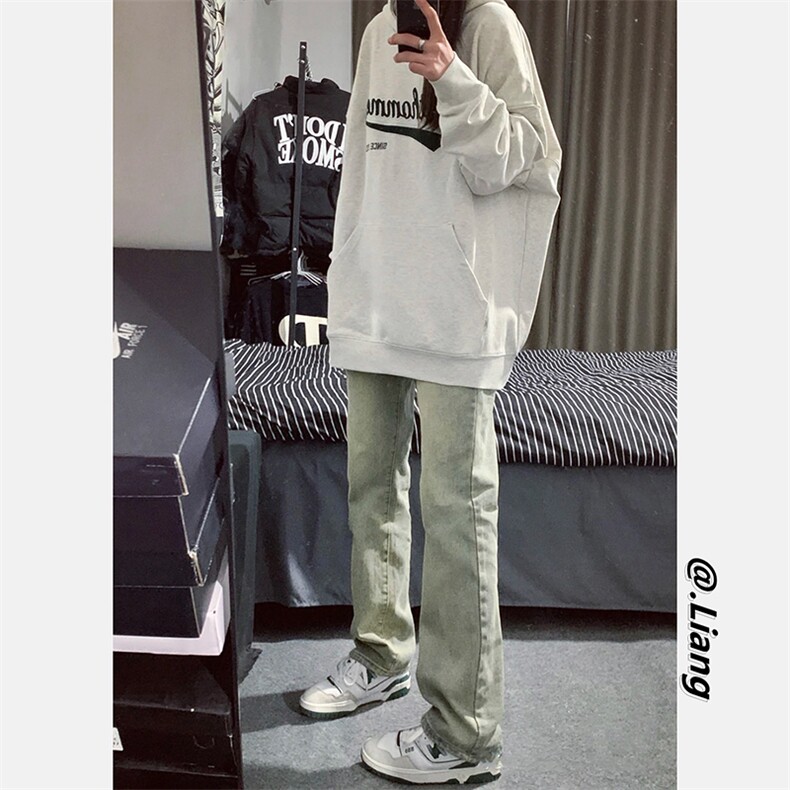 弹力加绒加厚黄泥色牛仔裤男715-6-BX07P50加绒P55(控68）,男装牛仔裤,星座715-6