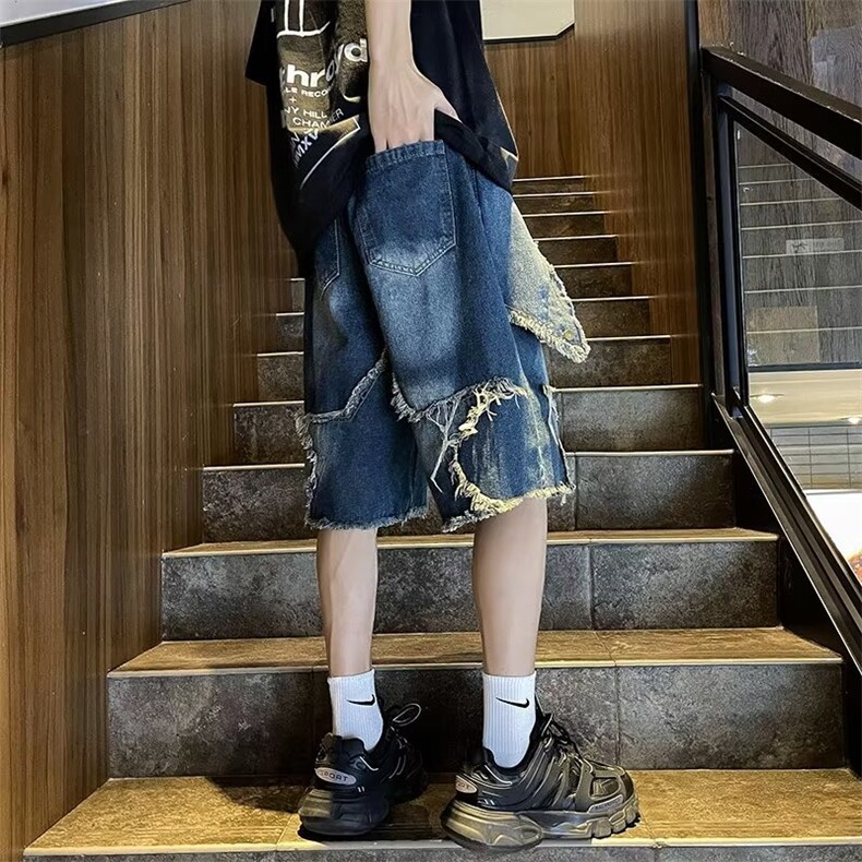 青春流行ins男直筒水洗牛仔裤H217P50,男装牛仔裤,星座1116-2
