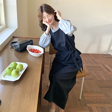 轻职风法式韩系通勤时尚套装辣妈假两件秋季休闲风春秋显瘦气质，女装套装/套裙，2C176
