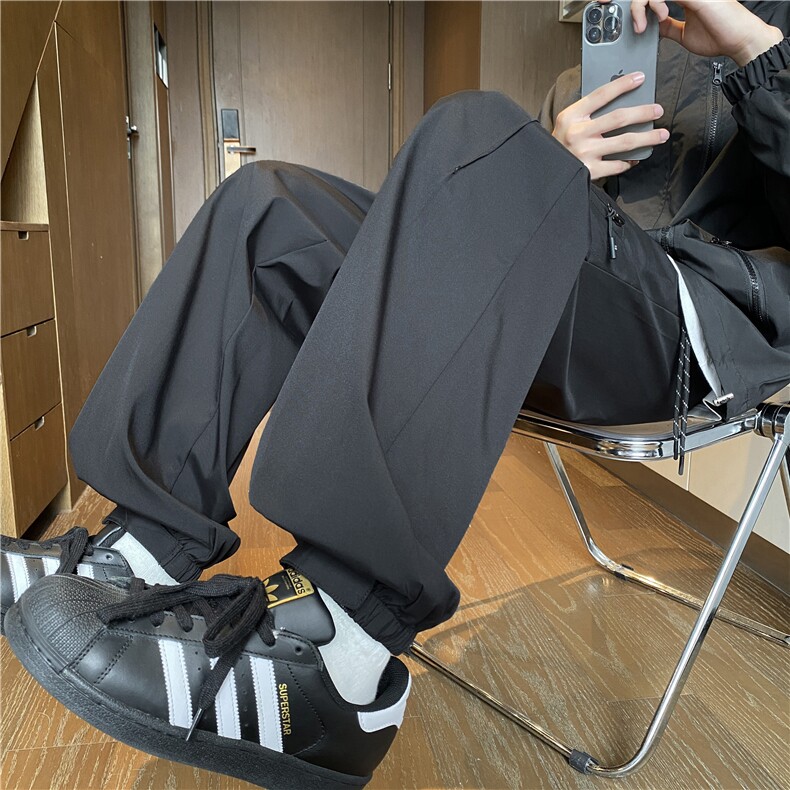 抖音品质秋季新款机能防水束脚宽松冲锋裤B315-K814-特p30控58,男装休闲裤,电商B315