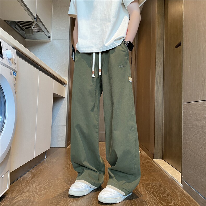 日系复古cleanfit工装裤男春秋季宽松直筒潮流百搭垂感休闲长裤子,男装工装外套,电商B315