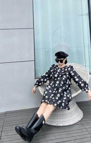 【现货】韩昕秋季新款连衣裙设计，女装连衣裙，韩昕