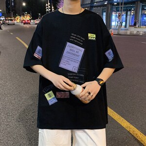 ！数据好！2023春夏新款纯棉男士短袖T恤宽松半袖体恤T336P28图片