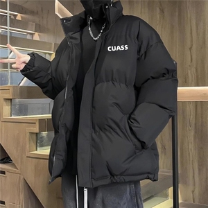 棉衣男秋冬季宽松休闲棉服外套潮牌宽松保暖加厚百搭棉袄MW57-P67图片