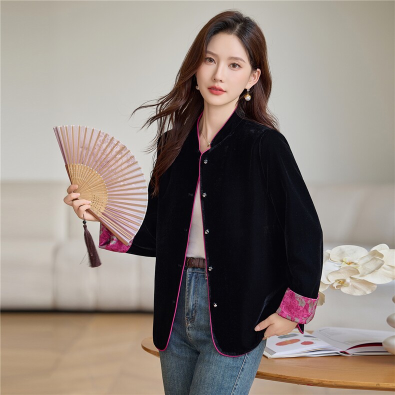 现货两面穿外套女,女装短外套,韩派