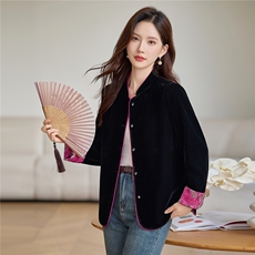 现货两面穿外套女，女装短外套，韩派