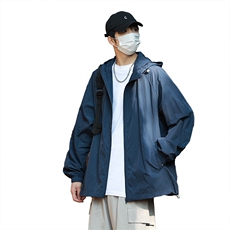 夏季薄款UPF50+防紫外线皮肤衣男宽松钓鱼防晒服外套2360-P35，男装防晒衣，星座1403A